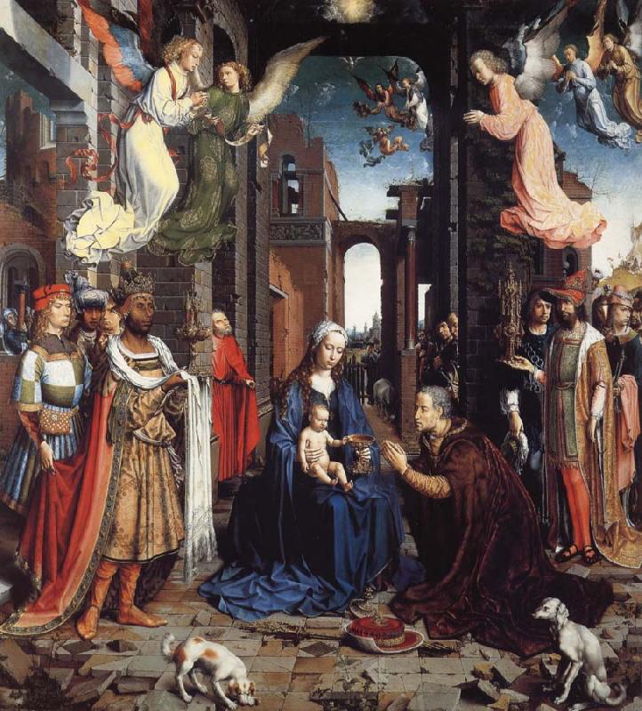 Jan Gossaert Mabuse THe Adoration of the Kings oil painting image